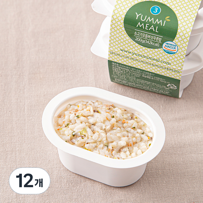 얌이밀 후기 3단계 만12~14개월 이유식, 100g, 12개, 혼합맛(소고기/표고버섯/새송이버섯/팽이버섯)