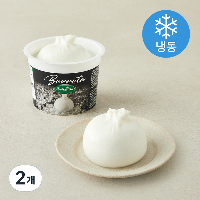 델리지오사 부라타 치즈 (냉동), 100g, 2개