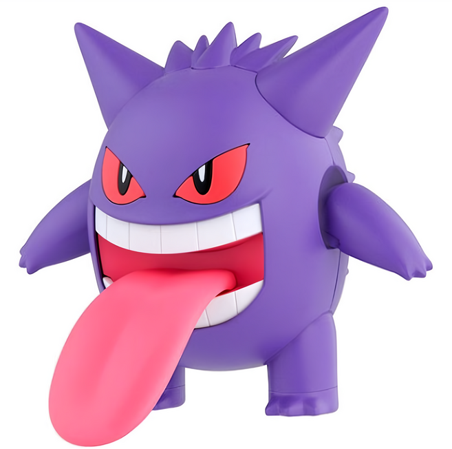 BANDAI Pokémon PLAMO 收藏集 045 耿鬼 模型, 1個