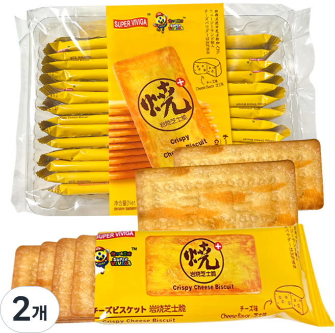 뉴트리365 크리스피 치즈맛 비스킷 26p, 288g, 2개