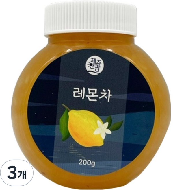 제주앤팜 레몬차, 200g, 3개, 1개입