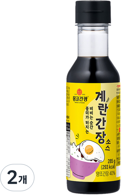 몽고식품 계란간장 소스, 2개, 285g
