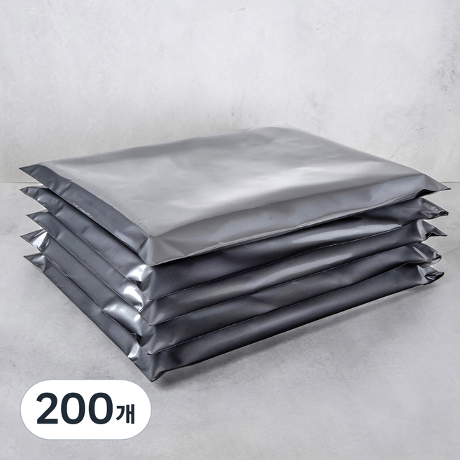 혜림봉투 LDPE 택배봉투 은색, 200개