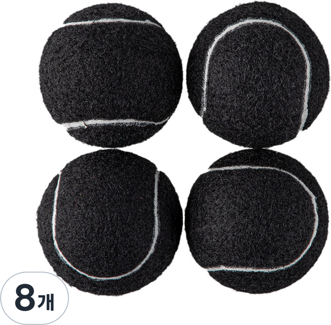 코멧 테니스공 가구발 커버, 블랙, 8개