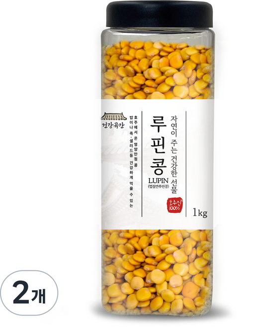 건강곡간 루핀콩, 1kg, 2개
