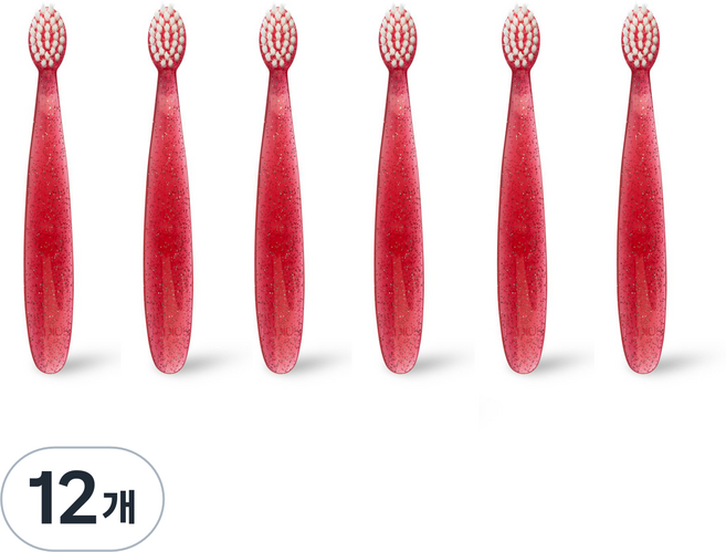 래디어스 토츠 유아 칫솔, 코럴, 1개입, 12개