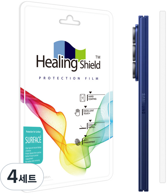 힐링쉴드 무광 힌지보호필름 2p 세트, 4세트