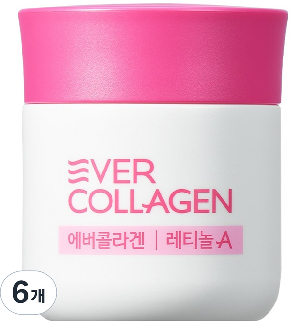 에버콜라겐 레티놀A 42g, 56정, 6개
