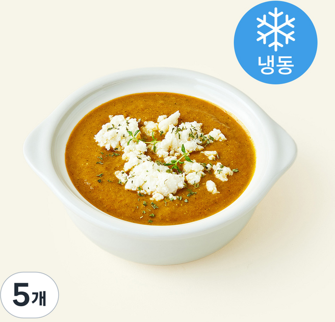 그리팅 시금치 리코타 커리소스 (냉동), 300g, 5개