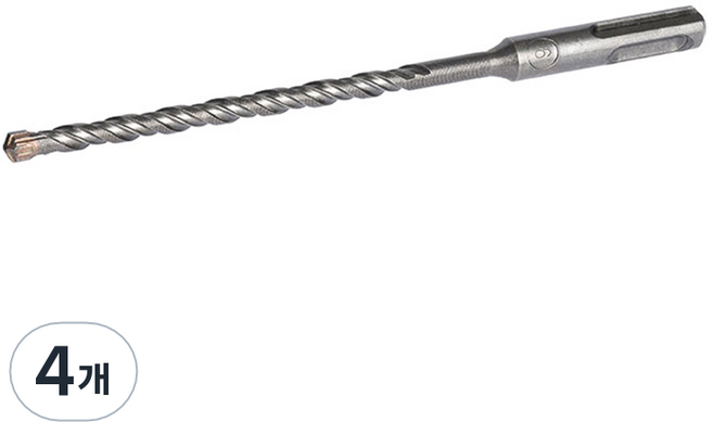이엑스파워 SDS PLUS 드릴비트 4날 6 x 160 mm ESP-6160, 4개