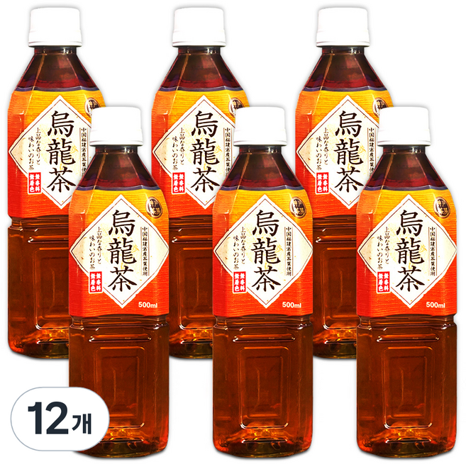 토미나가 고베 사보 우롱차, 500ml, 1개입, 12개