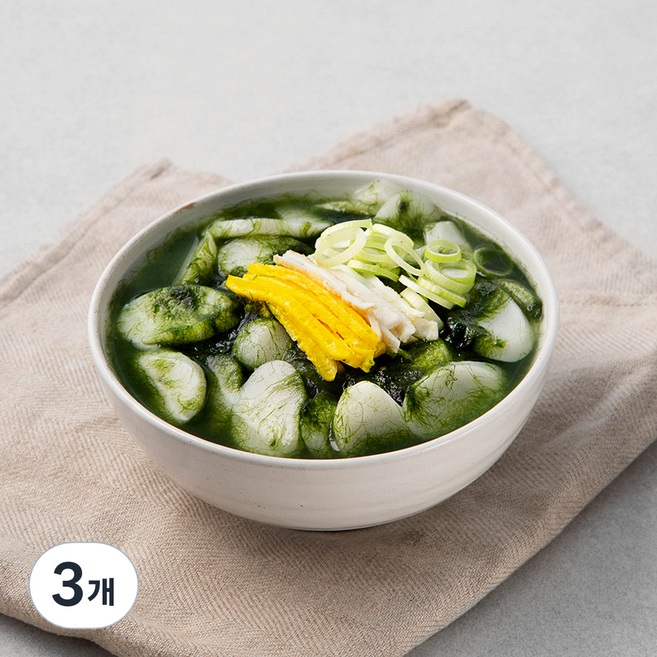 조혜정의멸치연구소 해물매생이 떡국, 772g, 3개