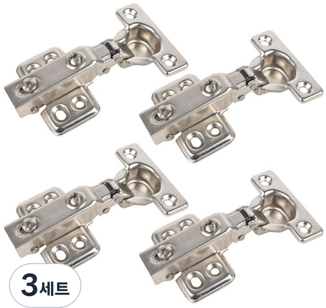 욕실장 댐퍼 경첩 4p 세트, 3세트