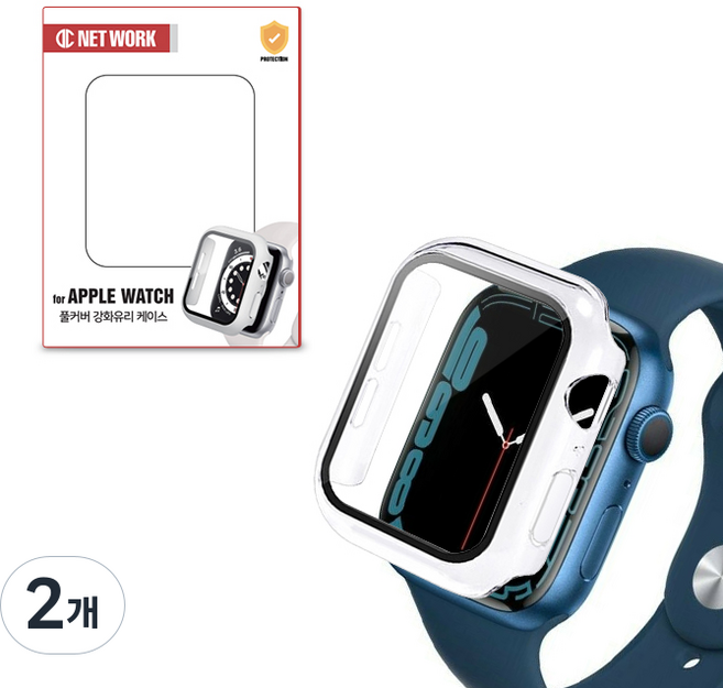 DC NET WORK 9H 全包覆一體式 Apple Watch 保護殼, 半透明