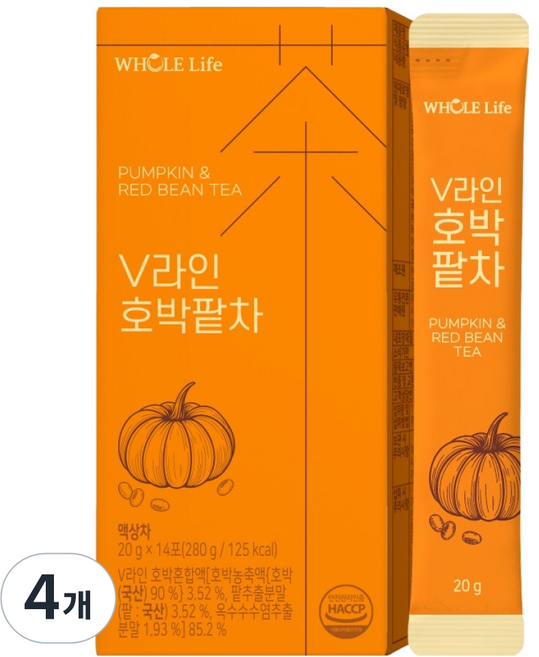 Wholelife Pet V臉南瓜紅豆茶, 20g, 4個, 14入