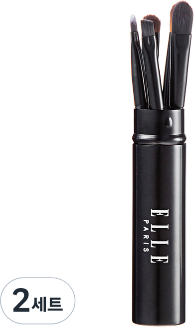 ELLE PARIS 메이크업 브러쉬 5종 세트, 2세트, 무향