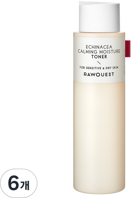 Rawquest 紫錐花鎮靜保濕化妝水, 200ml, 6個