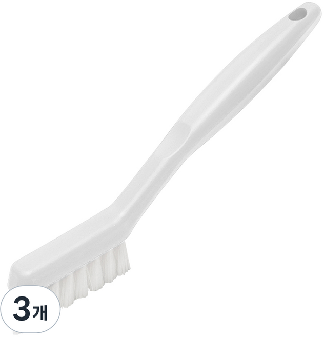 솔앤소울 타일 틈새 브러쉬, 화이트, 3개