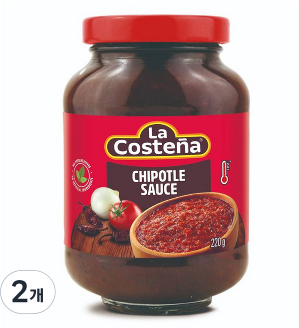 라코스테냐 치포틀레 소스, 220g, 2개