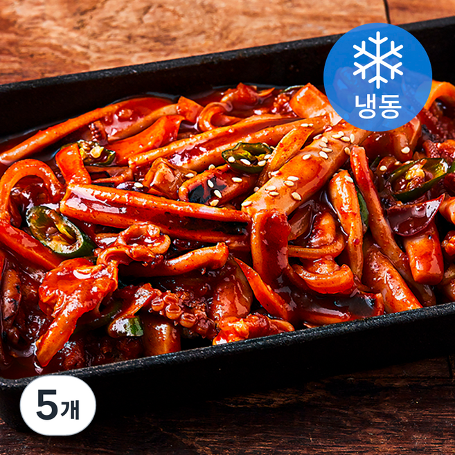 더반찬 양념오징어볶음 (냉동), 300g, 5개