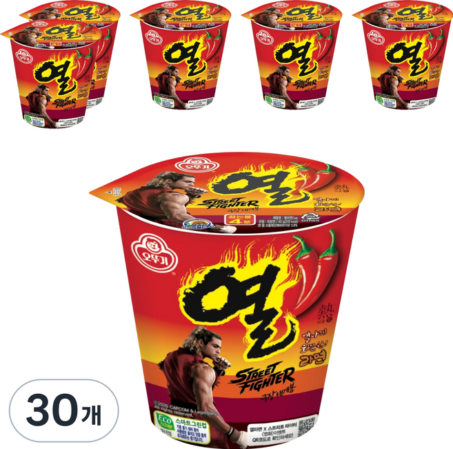 오뚜기 열라면 62g, 180개