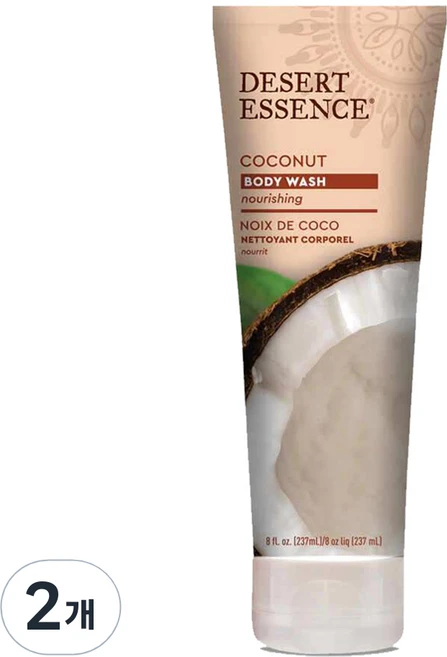 데저트에센스 코코넛 바디워시, 237ml, 2개 - 쿠팡