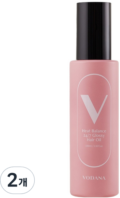 보다나 힛 밸런스 24/7 글로시 헤어 오일, 100ml, 2개