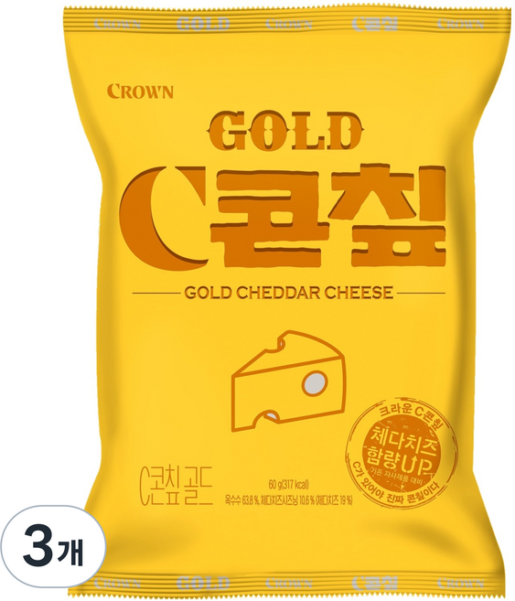 콘칲 골드, 3개, 60g