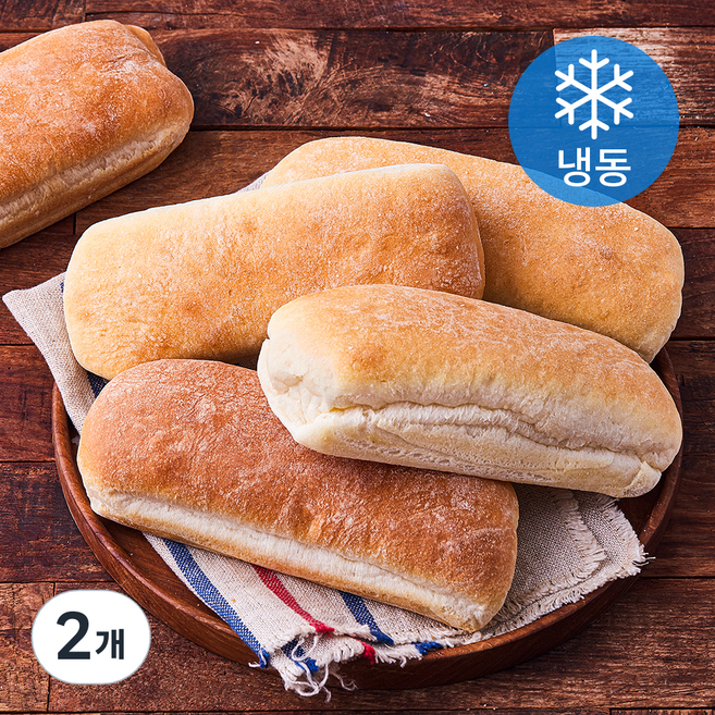 구스 치아바타 5개입 (냉동), 400g, 2개
