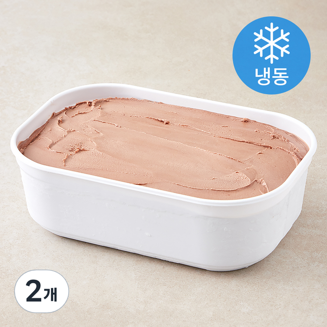 네추럴킹덤 초코 샤베트 (냉동), 2L, 1개입, 2개