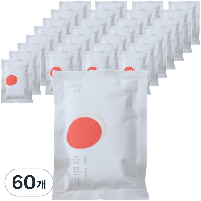 즙문가 사과즙, 60개, 100ml