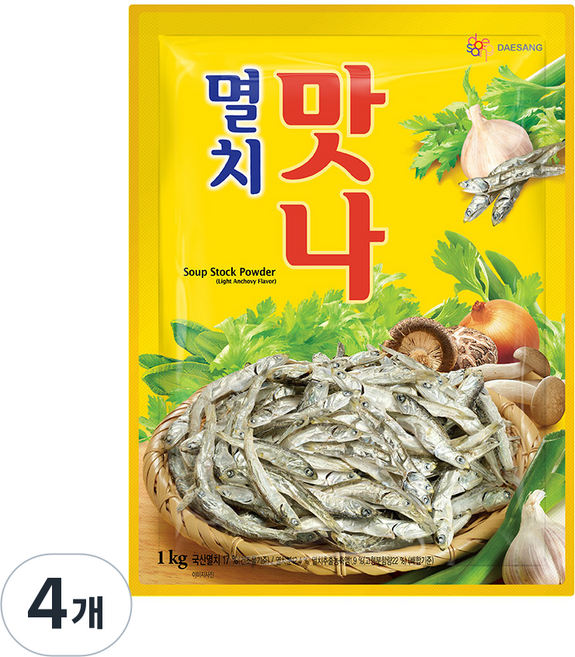 대상 멸치 맛나, 1kg, 4개