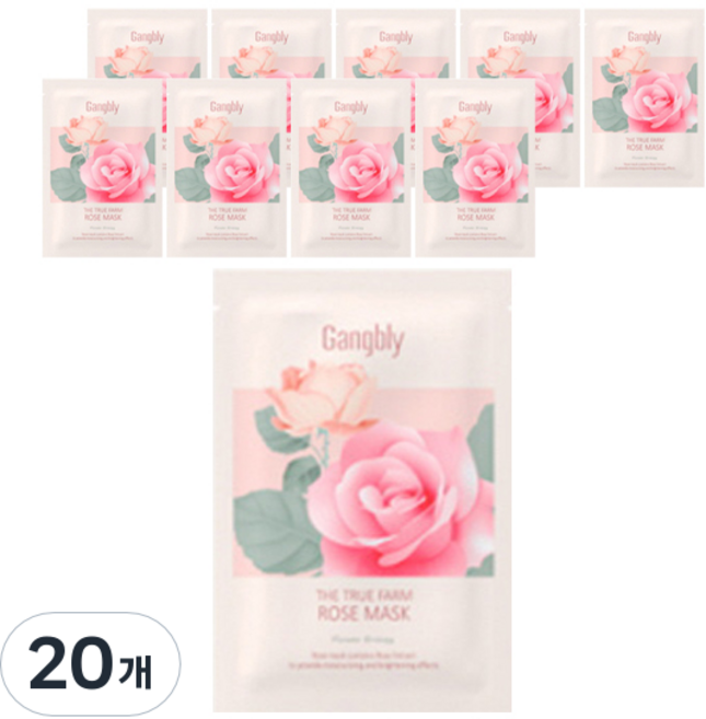 강블리 더 트루 팜 로즈 마스크 30ml, 20개, 1개입