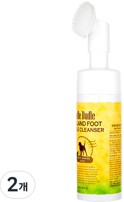 부들부들 에코랜드 풋 버블 클렌저, 150ml, 1개입, 2개