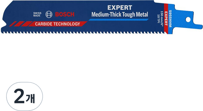 보쉬 철재용 컷쏘날 카바이드 S955HHM, 2개