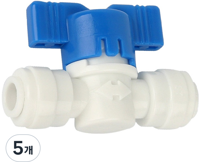 와이넷 정수기 6mm 중간밸브 점검밸브, 6mm볼밸브, 5개