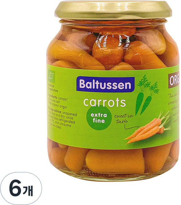 紅蘿蔔罐, 6個, 340g