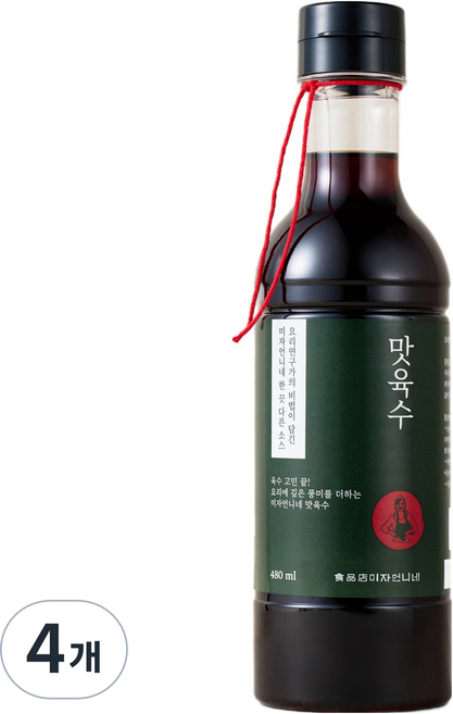 미자언니네 맛육수, 480ml, 4개