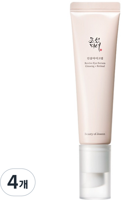 BeautyofJoseon 眼周彈力視黃醛人參眼霜, 4個, 30ml