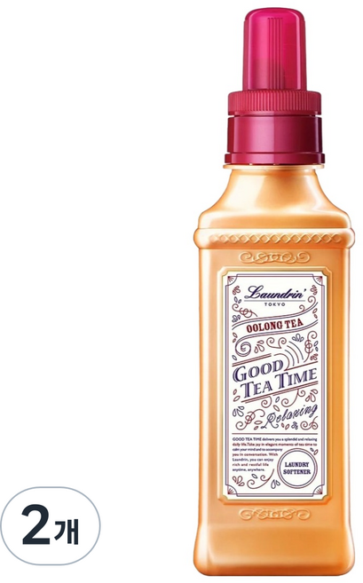 란도린 섬유유연제 우롱티, 2개, 600ml