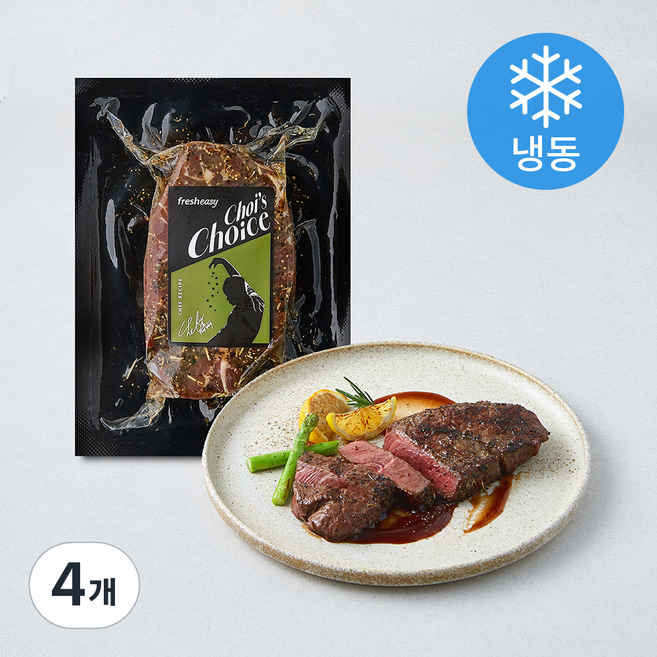프레시지 Choi's choice 부채살 시즈닝 스테이크 (냉동), 180g, 4개