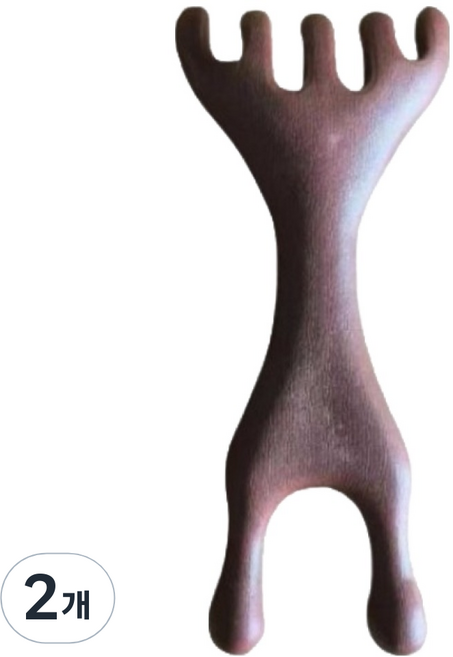 양면뿔 두피 코 마사지기, 2개