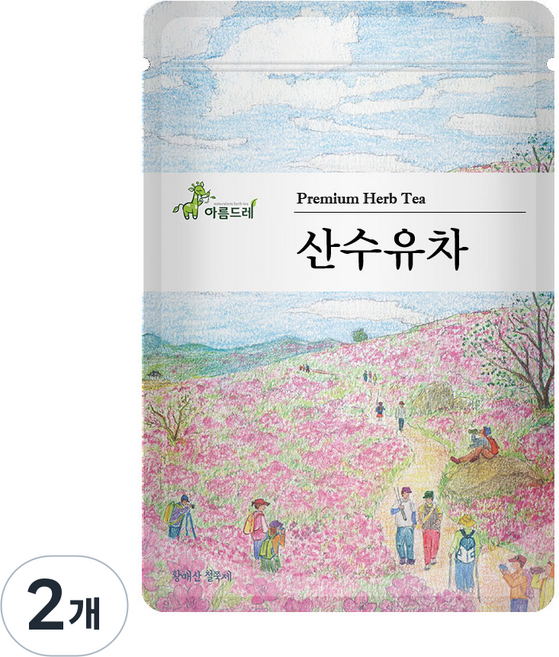아름드레 삼각티백 산수유차, 1.5g, 25개입, 2개