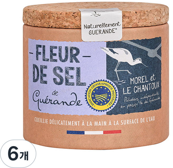 Le Paludier de Guerande 葛宏德 鹽之花土板天日鹽, 100g, 6個