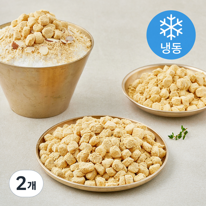 리타방앗간 빙수용 미니콩 인절미 (냉동), 1kg, 2개, 1개입