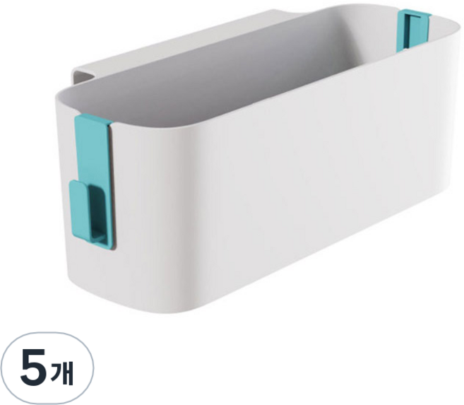 틈새 걸이식 사이드 수납함, 혼합색상, 5개