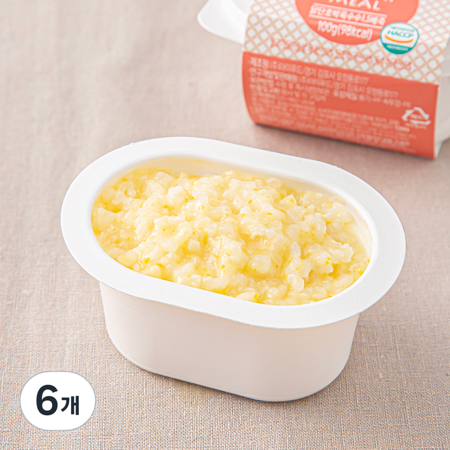 얌이밀 초중기 1.5단계 만6~7개월 이유식, 100g, 6개, 혼합맛(닭고기/단호박/옥수수)