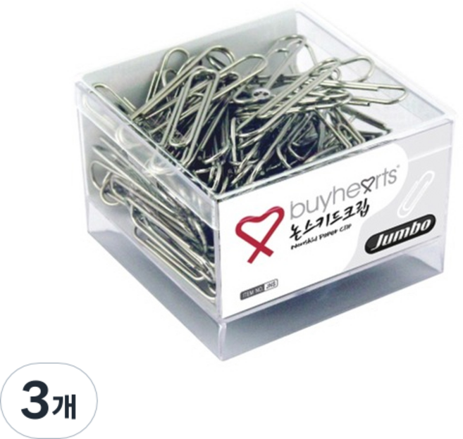 바이하츠 점보 논스키드 크립 JNS, 3개, 100개입