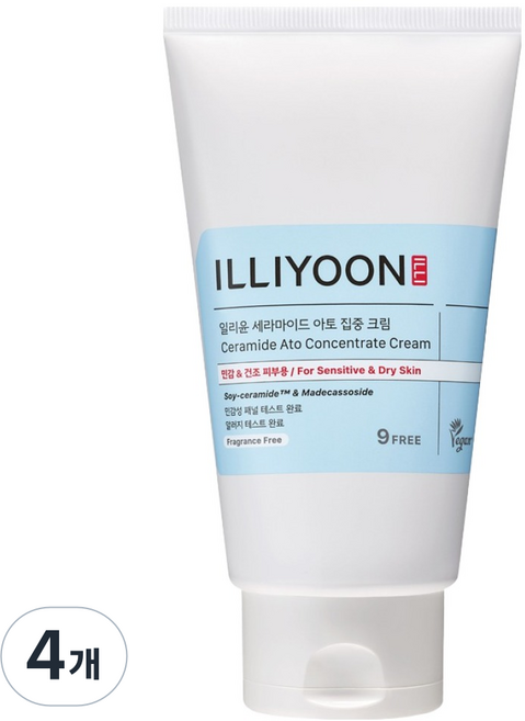 일리윤 세라마이드 아토 집중크림, 230ml, 4개
