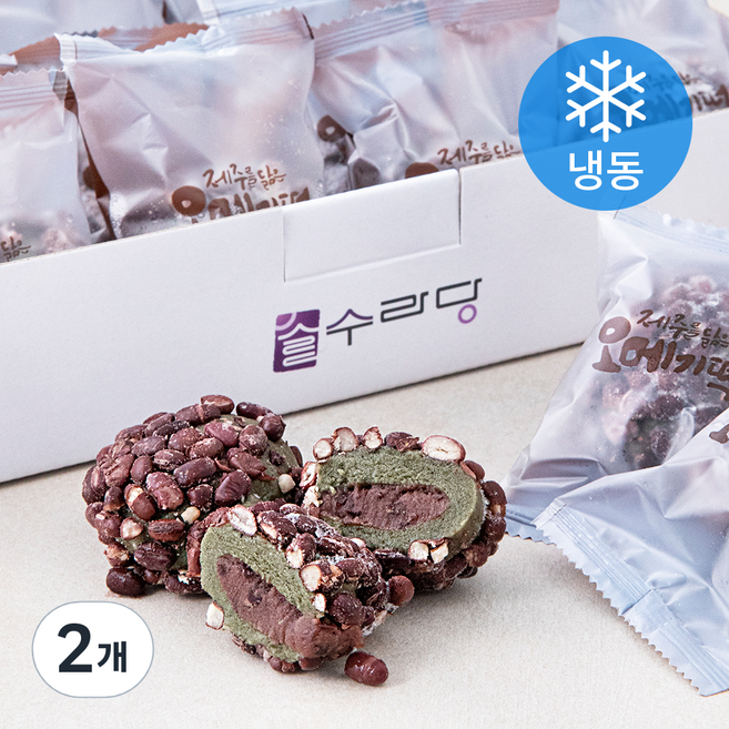 수라당 오메기 떡 (냉동), 40g, 20개입, 2박스